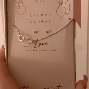 New necklace and earrings set.